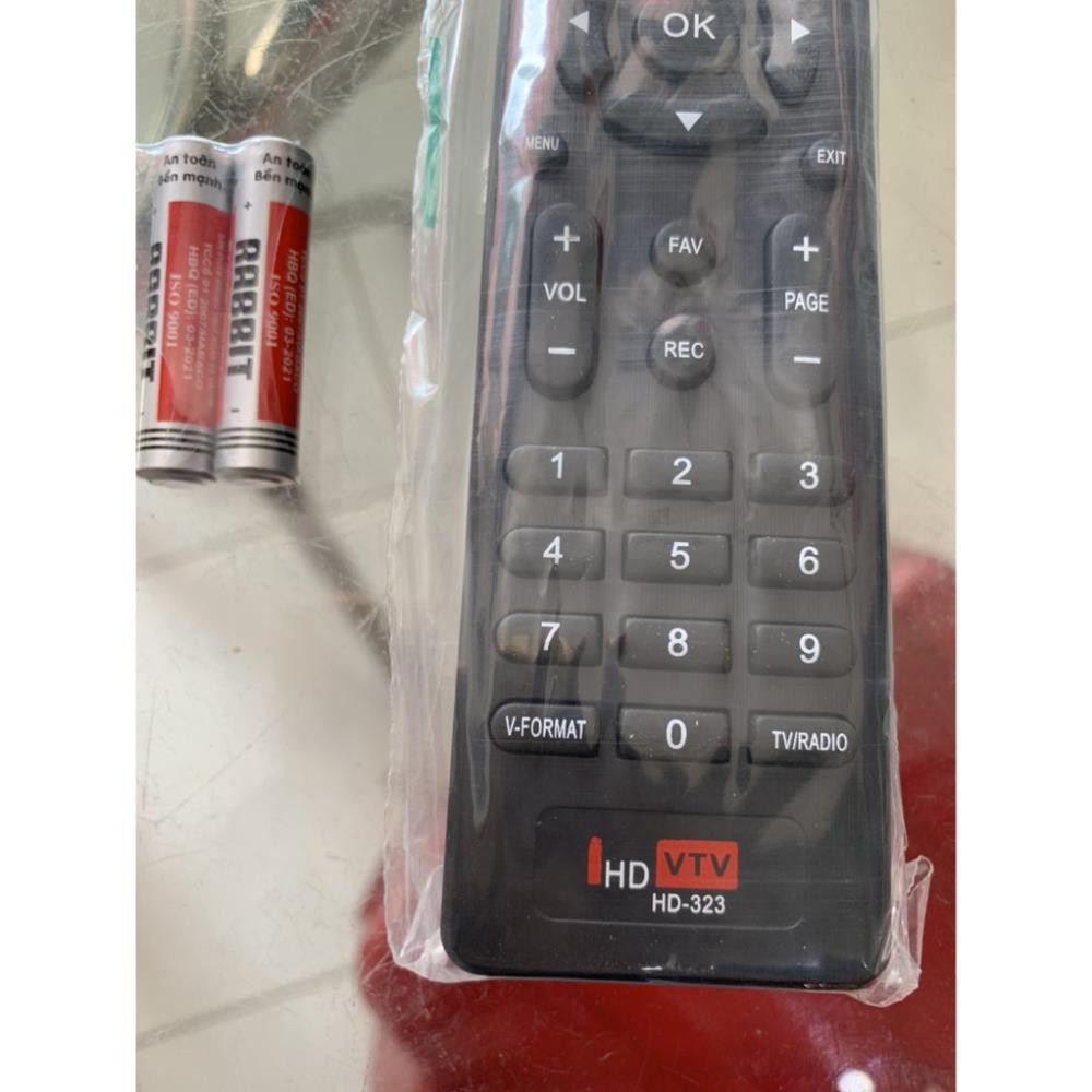 ĐIỀU KHIỂN đầu thu kỹ thuật số mặt đất VJV HD323 - Remote VJV HD323