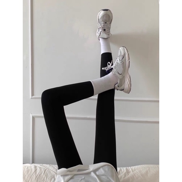 Quần legging đen dễ phối đồ phong cách Hàn Quốc Aimee closet