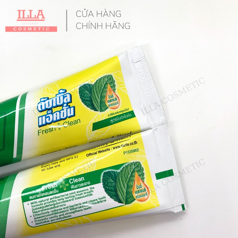 Kem Đánh Răng Ông Tây DARLIE DOUBLE ACTION Kem Đánh Răng Bạc Hà Thái Lan Hộp 2 Tuýp 150g/Tuýp