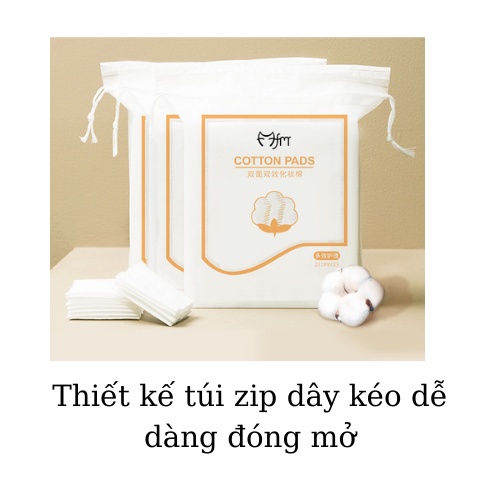 Bông tẩy trang 222 miếng siêu sạch cotton pads GD62