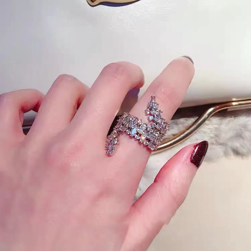 Zircon Ring Luxury in European and American Style