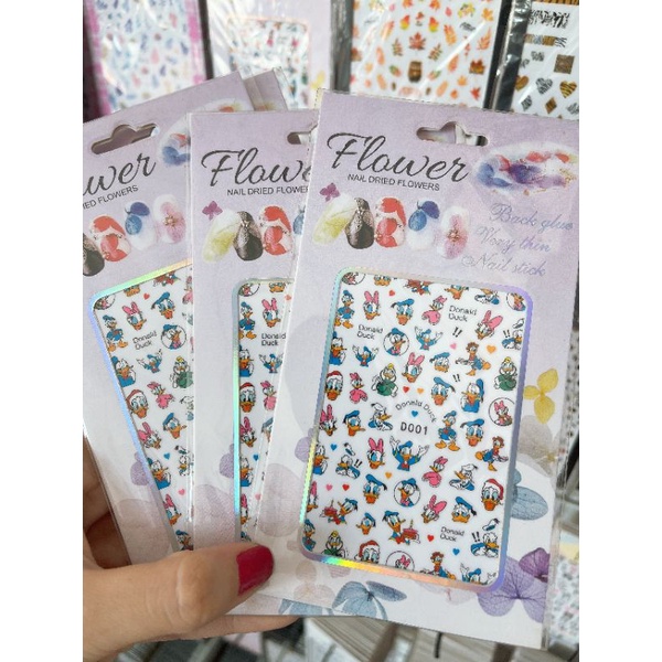 Sticker dán móng hình chữ