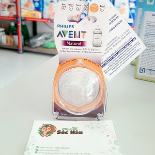 Núm ty thay bình sữa Philips Avent Natural 0M+/1M+/3M+/6M+