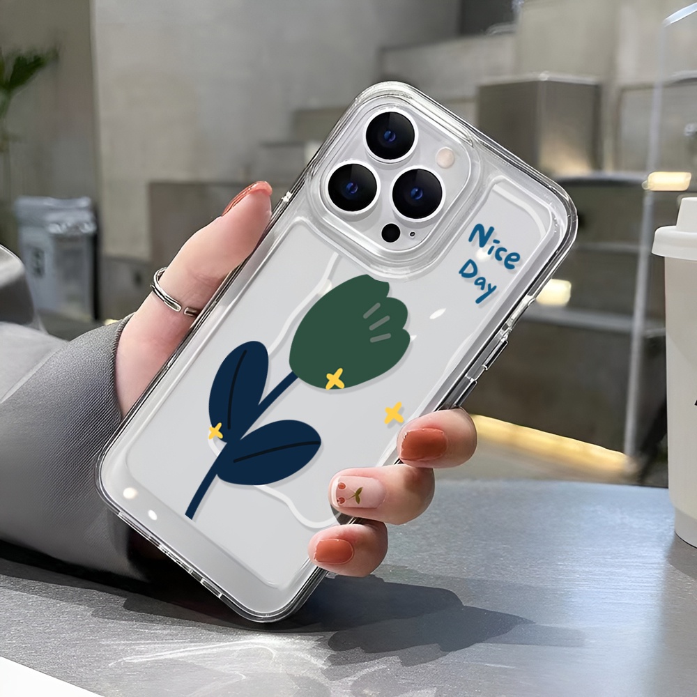 Ốp Điện Thoại Trong Suốt Hình Hoa Cho iphone 14 Pro Max Plus 13 11 12 7Plus X XR XS Max 7 8 SE 2020