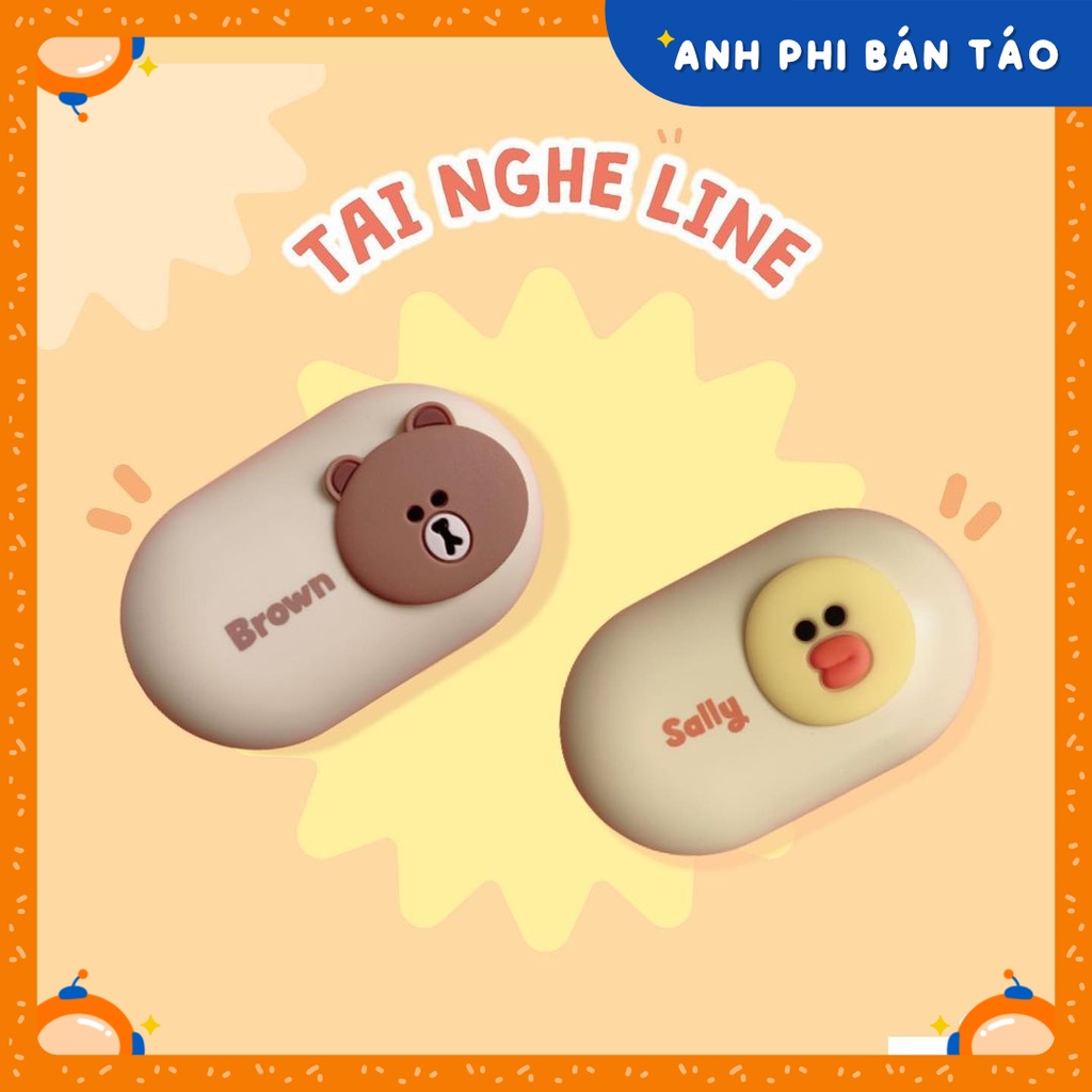 Tai Nghe Nhét Tai Không Dây Bluetooth LINE FRIENDS Hàng Chính Hãng