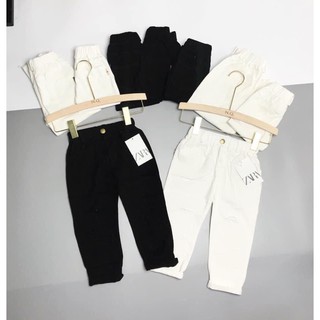Quần jean zarra cho bé , quần jean rách cho bé