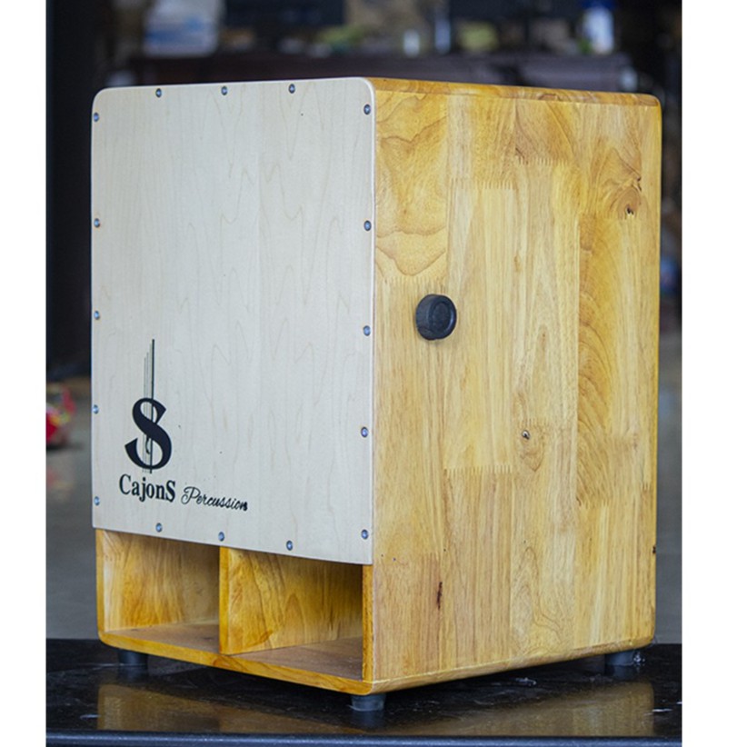 [Mã BMBAU300 giảm 10% đơn 499K] Trống cajon gỗ thịt cao cấp có núm chỉnh snare chính hãng S Việt mã Sup-Pro04