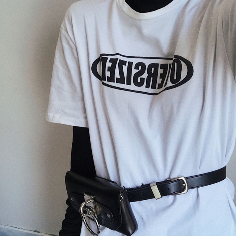 Túi Đeo Hông Cỡ Nhỏ Bằng Kim Loại Trang Trí Dây Xích Có Thể Tháo Rời Thời Trang