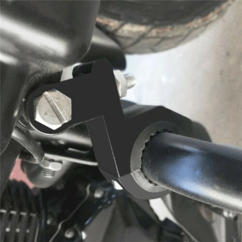 Motorcycle Headlight Clamp Bracket Tube Clamp Light Mount Motorbike Accessory