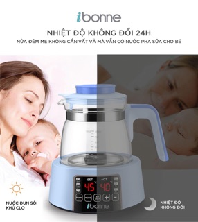 Bình đun nước pha sữa thông minh Bonbébé