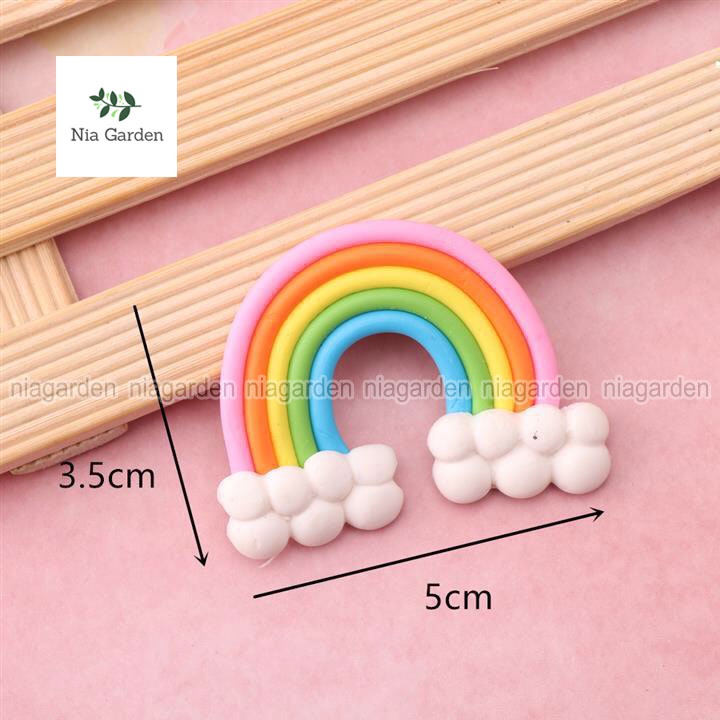 Tiểu cảnh cầu vồng trang trí chậu cây hồ cá  Nia Garden N5
