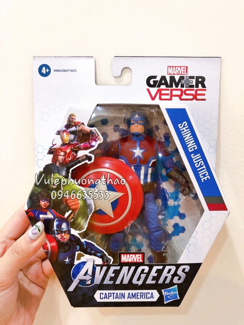 Combo mô hình Thor + Captain America fullbox hàng chính hãng