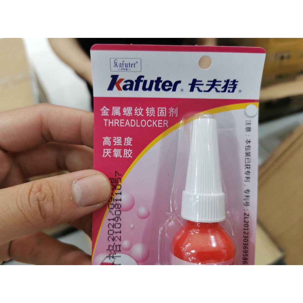 Keo Khóa Ren Ốc Kafuter K-0271 10ml (Đỏ)