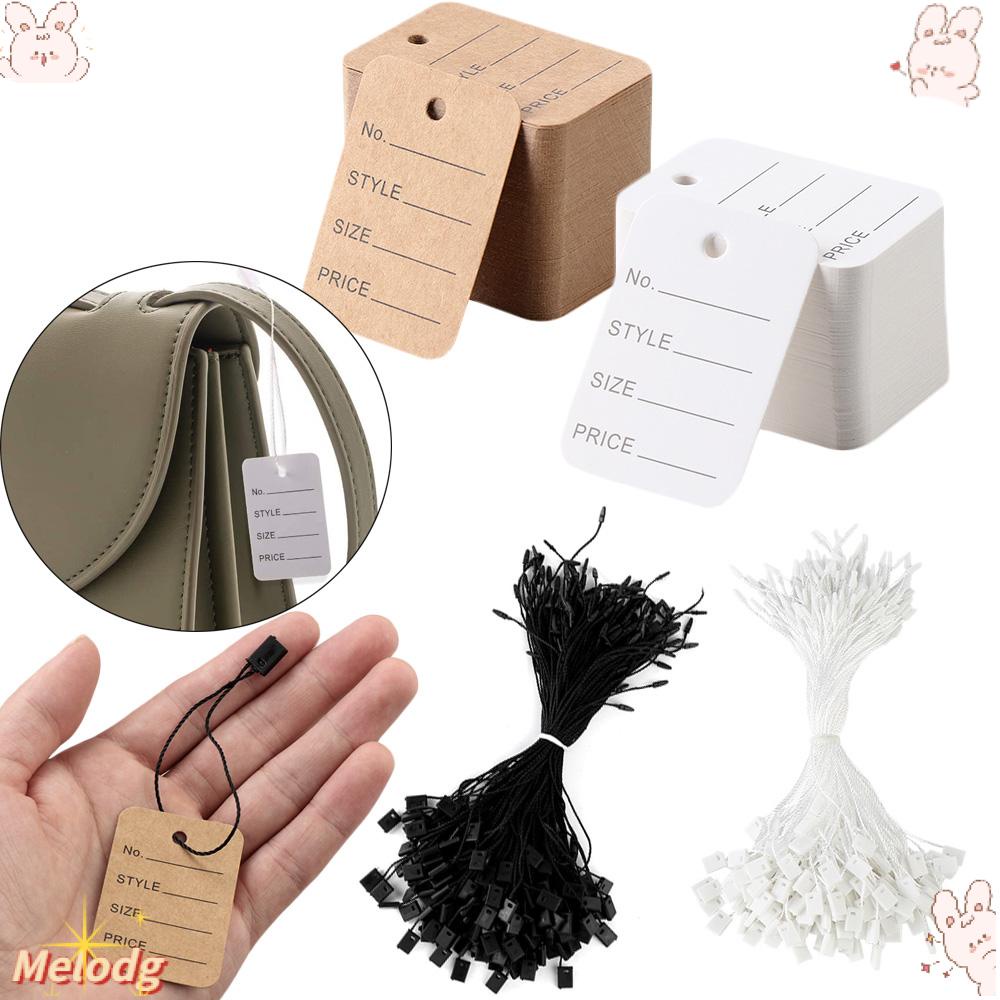 Bộ 500/1000 Cái Dây Buộc Nhãn Mác Quần Áo Tiện Dụng DIY