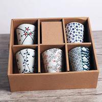 Set 5 cốc cao gốm Nhật