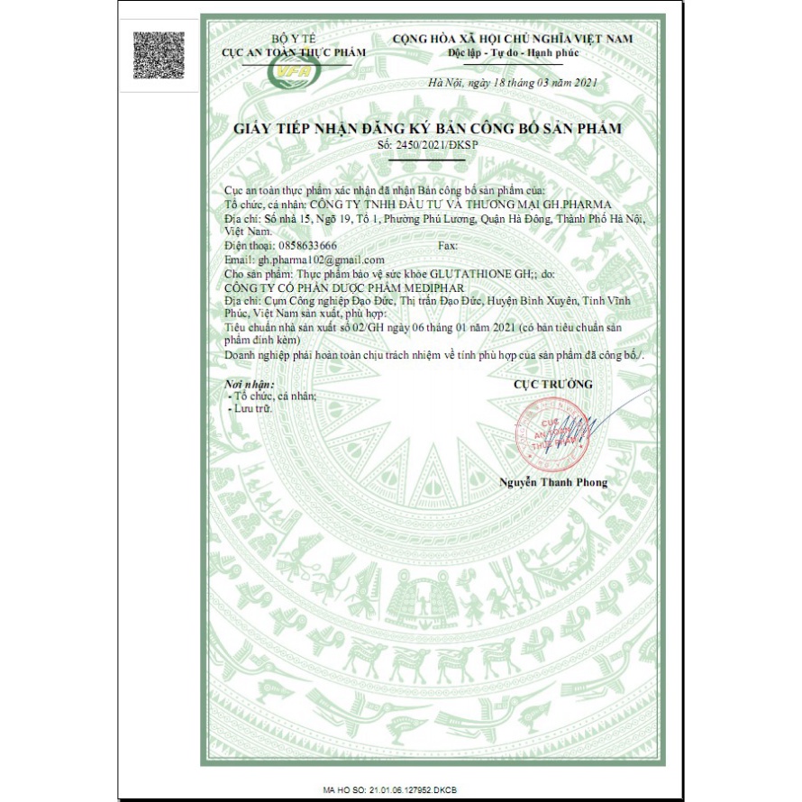 Viên uống trắng da Glutathione Collagen GH làm trắng da, ngăn ngừa lão hóa, giảm nám sạm tàn nhang