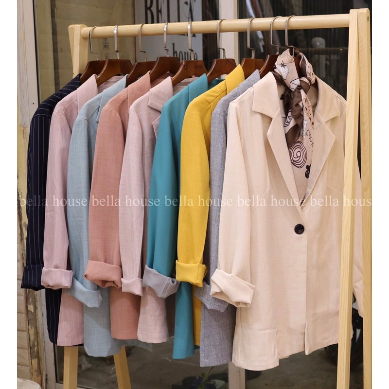 Áo blazer chiết eo