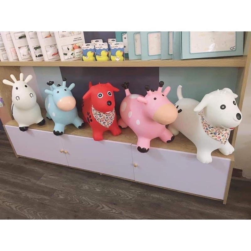 Thú Nhún Cao Su Bơm Hơi  Umoo/ToysHouse- Tiêu chuẩn xuất khẩu Mỹ