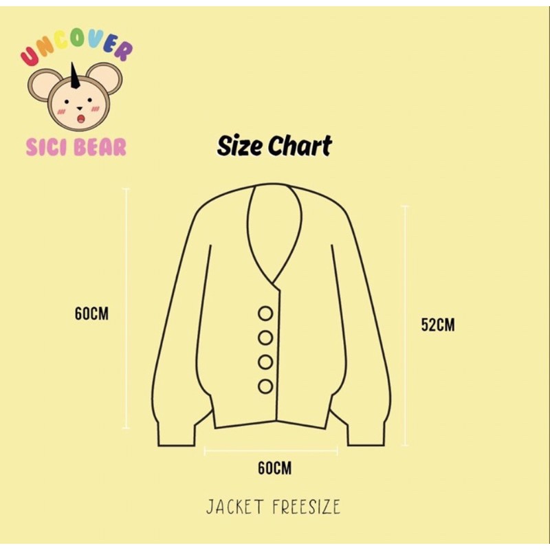 Jacket Uncover nam nữ chính hãng/Cardigan nam nữ | BigBuy360 - bigbuy360.vn
