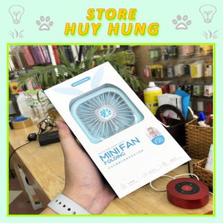 Quạt mini sendem f20 kiêm pin dự phòng 3000 mah