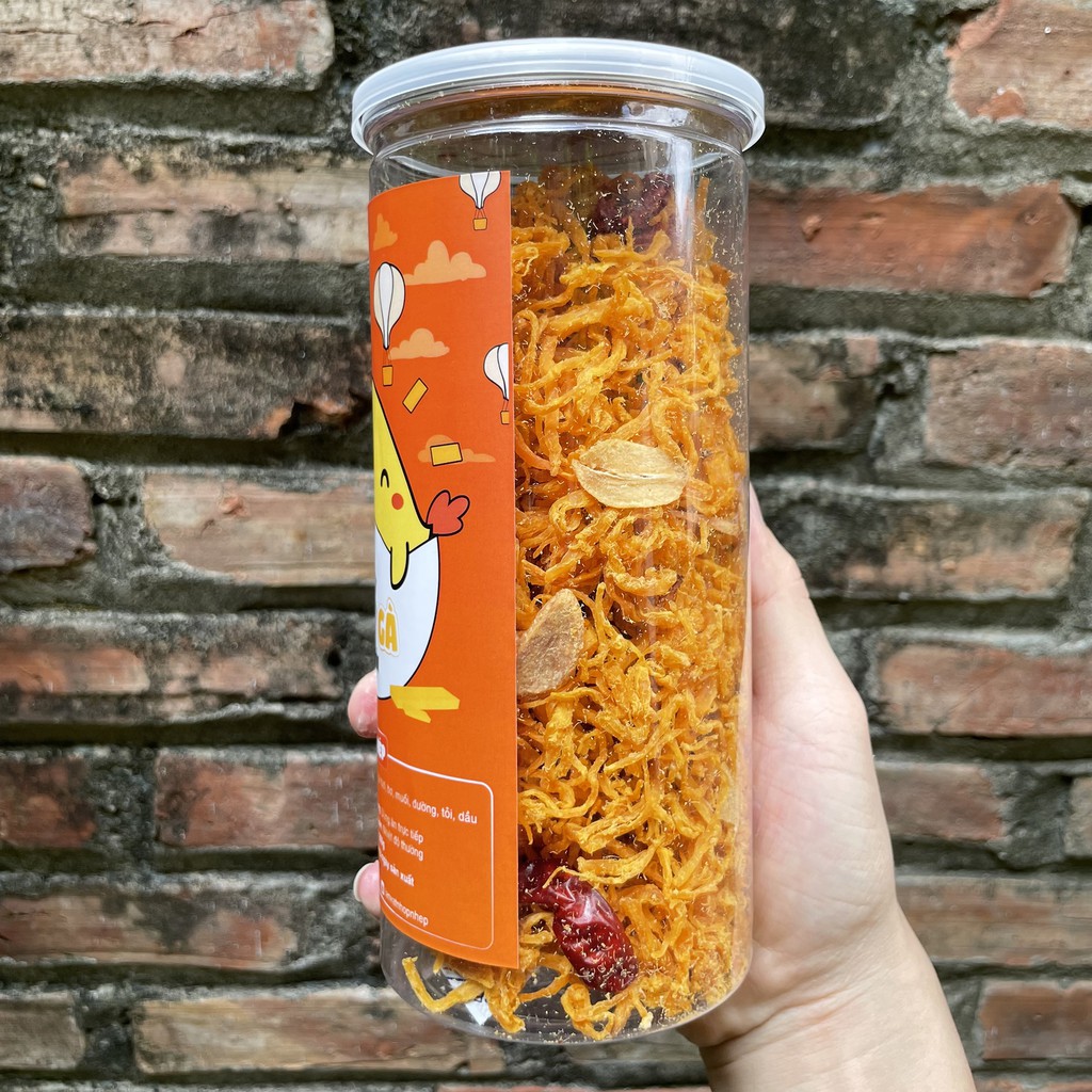 Khô gà bơ tỏi xé cay Nhóp Nhép 300g đồ ăn vặt Hà Nội | BigBuy360 - bigbuy360.vn