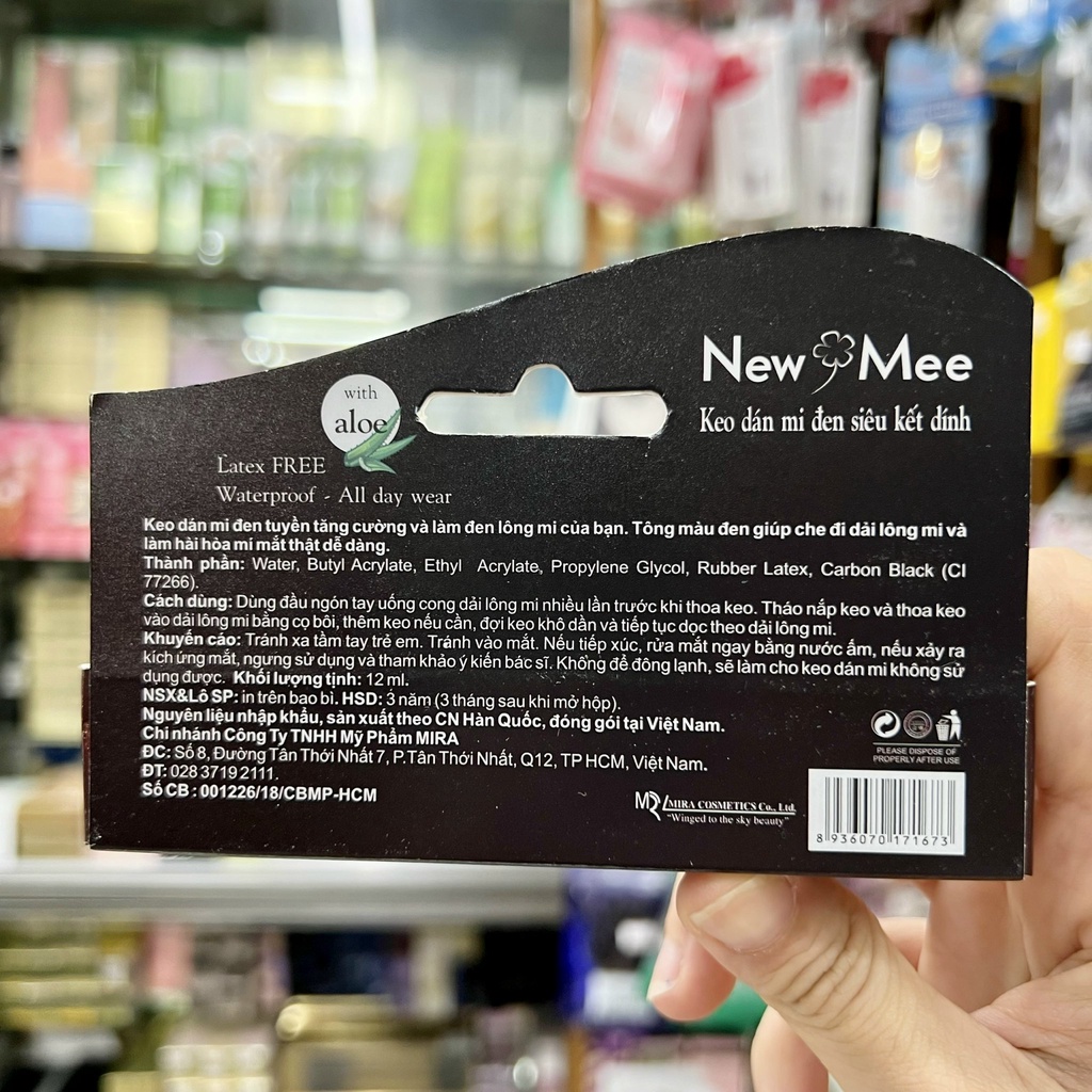 Keo dán mi giả Vacosi Marie Beauty Andrea Mira kích mí lâu bong khô nhanh Linh Giang chính hãng