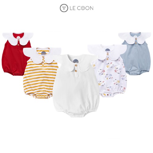 LE COON | Bộ Romper Cánh Hoa | COOL | 3 tháng-2 tuổi