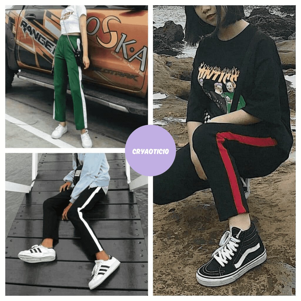 [Kèm hình thật - CÓ ĐỎ, XANH, ĐEN] Quần 1 sọc 1 line tripped pant unisex | BigBuy360 - bigbuy360.vn