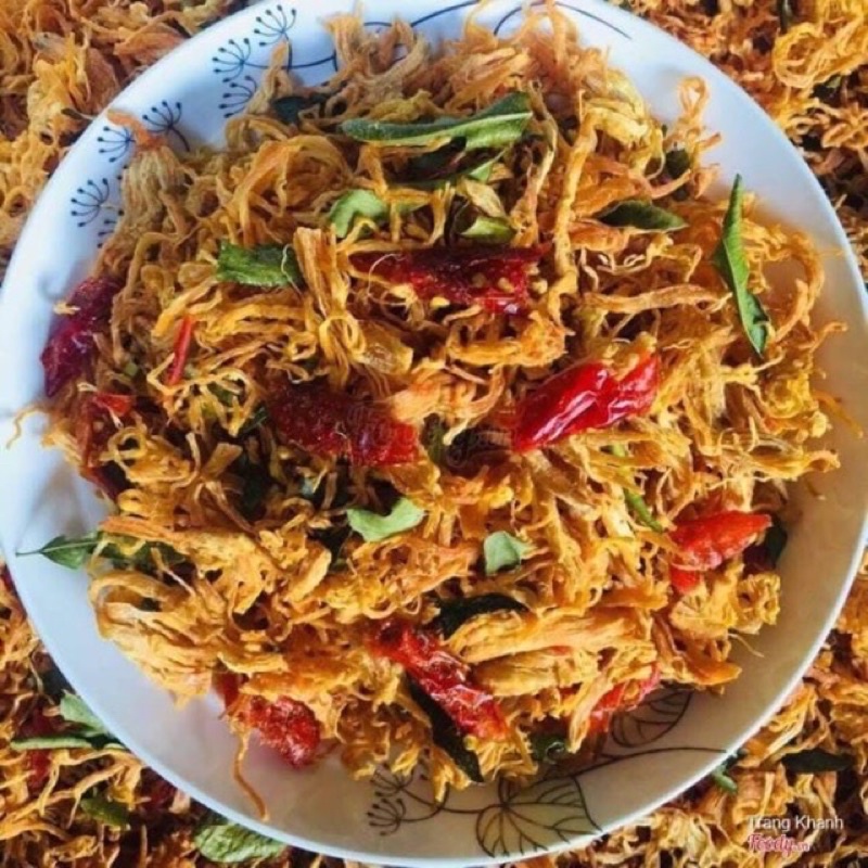 KHÔ GÀ LÁ CHANH 300gr ĂN SIÊU GHIỀN | BigBuy360 - bigbuy360.vn