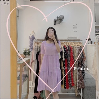 Váy liền dúm babydoll+suông