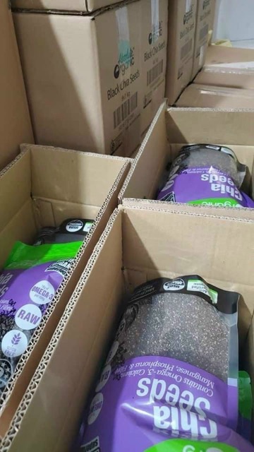 Hạt Chia Úc Absolute Organic Chia Seed 1kg (mẫu mới)