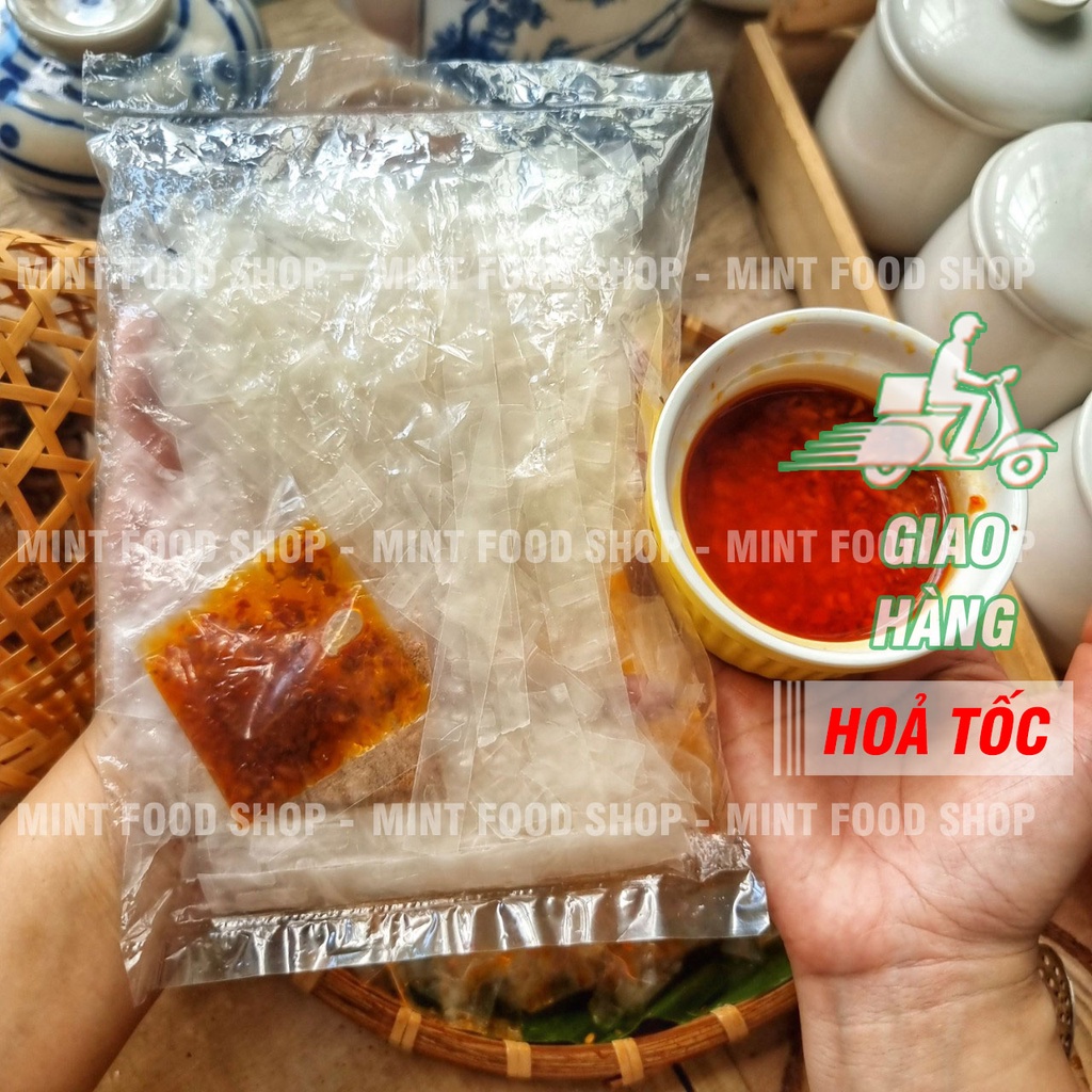 Bánh Tráng Sate Muối Bột Xâu 10 Gói