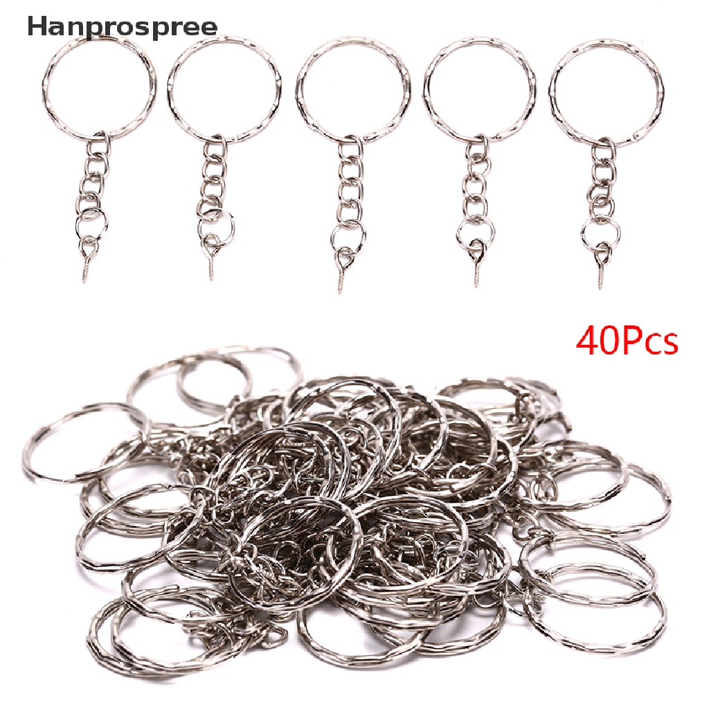 Set 40 Vòng Nối Dây Xích Ngắn Dùng Làm Trang Sức DIY