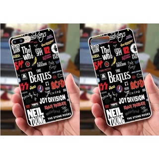Ốp lưng iPhone 7 Plus / 8 Plus (dẻo viền trắng trong) - Brands