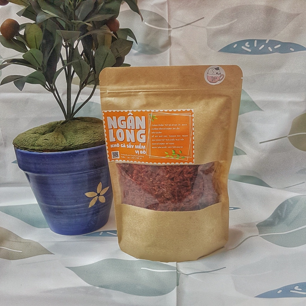 Khô Gà sấy mềm vị khô Bò Ngân Long - Thơm ngon Dinh dưỡng - 100g | 250g | BigBuy360 - bigbuy360.vn