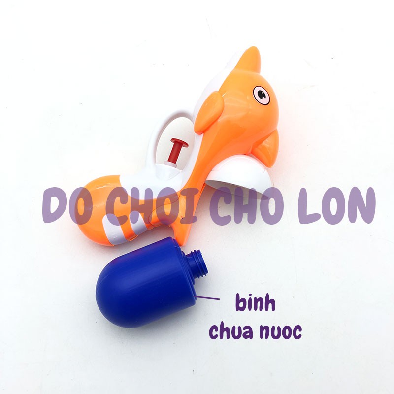 Đồ chơi súng bắn nước cá heo 1 bình dự trữ nhỏ 2111