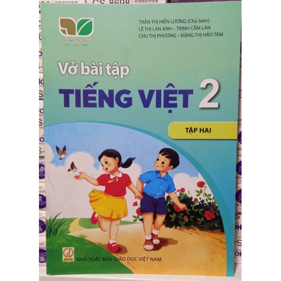 vở bài tập Tiếng Việt lớp 2 tập 2 + bao kiếng + bút chì 2b (kết nối trí thức với cuộc sống)