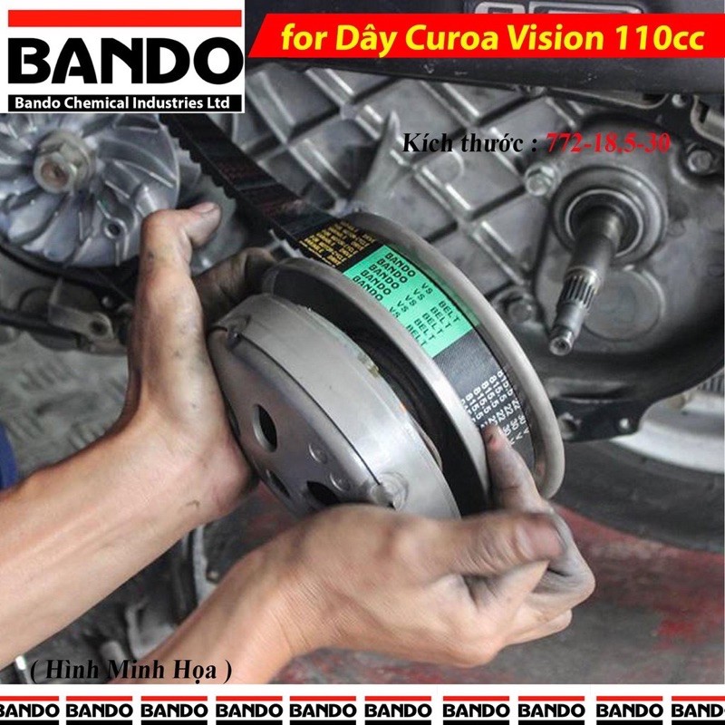 Dây curoa Vision đời đâu mã ( KZL ) Bando thái