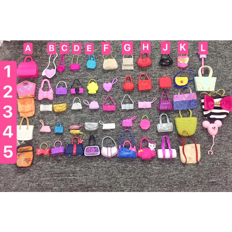 PKA2-BÓP ,VÍ ,TÚI XÁCH DÀNH CHO BÚP BÊ BARBIE