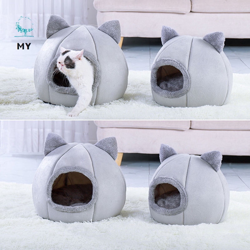 Lều ngủ mềm mại ấm áp dễ thương cho mèo cưng