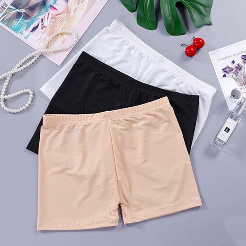 Quần bảo hộ chất liệu lụa lạnh co giãn thời trang Hàn Quốc cho nữ | BigBuy360 - bigbuy360.vn