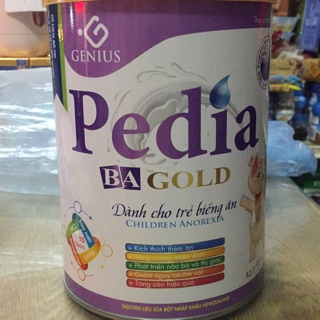 Sữa Pedia BA Gold cho trẻ biếng ăn date (T12/24)
