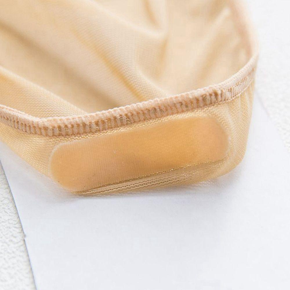 Vớ Thuyền Bằng Silicone Lụa Lạnh Siêu Mỏng Cổ Thấp Thoáng Khí