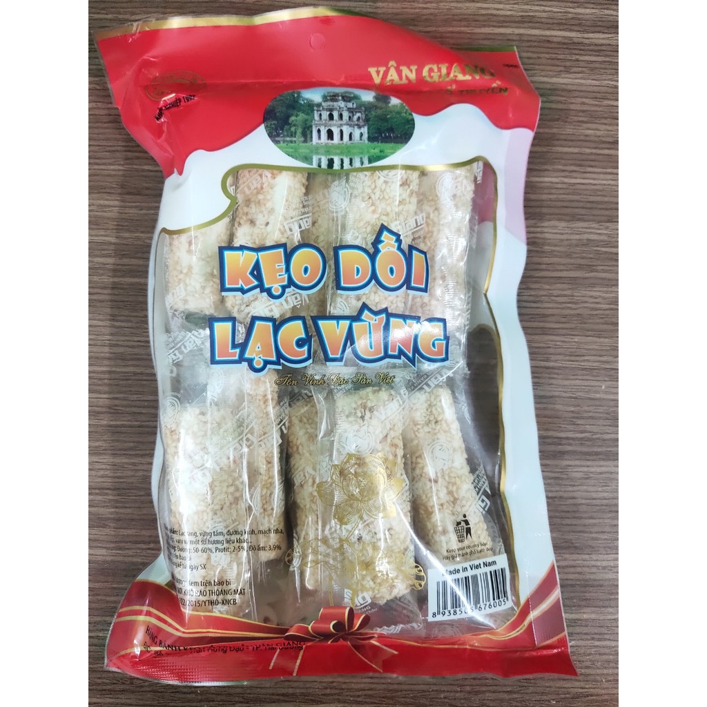 Kẹo dồi lạc vừng Vân Giang (có mè) 230g