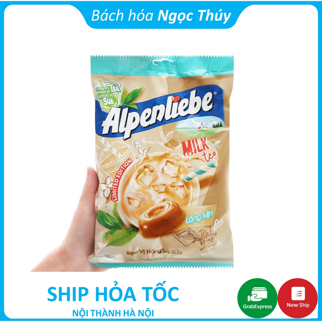 Kẹo Alpenliebe Hồng Trà Sữa 329g