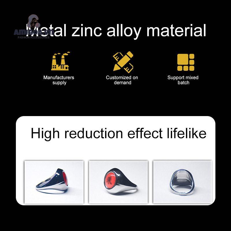 ✨✨Nhẫn hóa trang nhân vật hoạt hình Uchiha Itachi Sasuke Kakashi Naruto tùy chọn