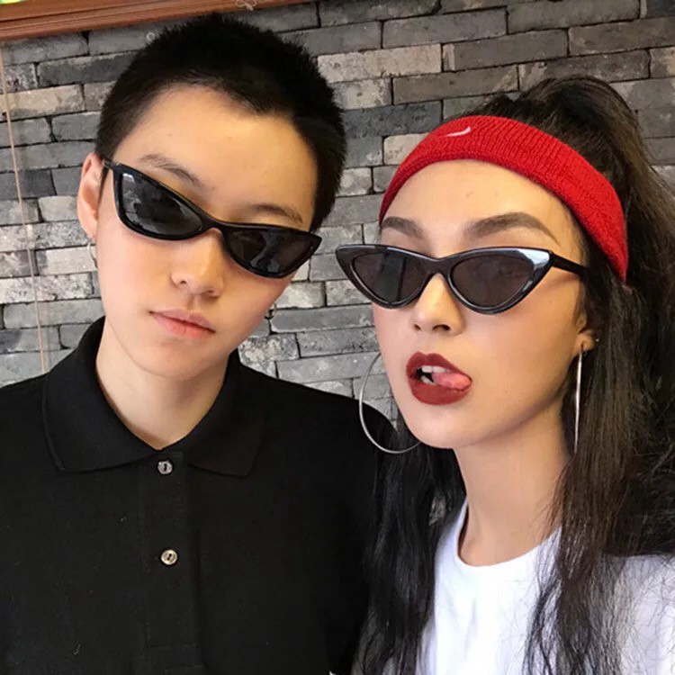 (KIQI-FASHION) Fashionable cat eye sunglasses for women