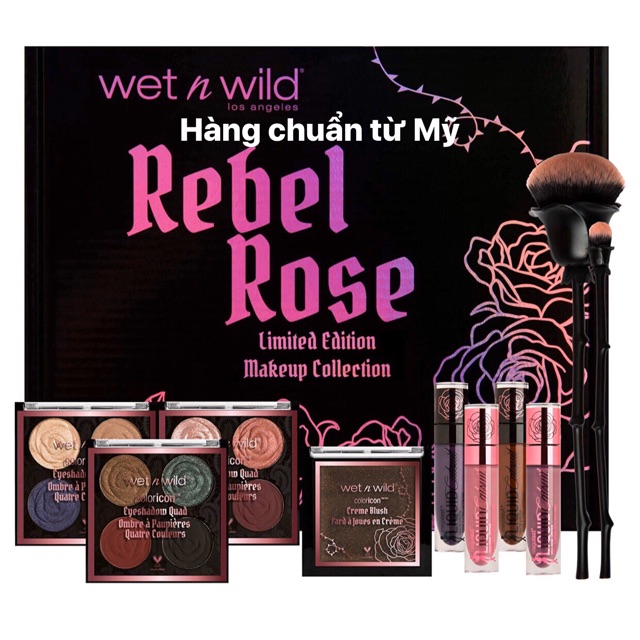 Tách set - Wet n Wild Rebel Rose phiên bản giới hạn