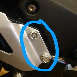Ốc titanium GR5 6 ly 1,5 phân, 6 ly 2 phân dù nhỏ