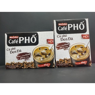 [10 gói 16g] Cà phê đen đá MacCoffee Cafe Phố (Hộp 160g)